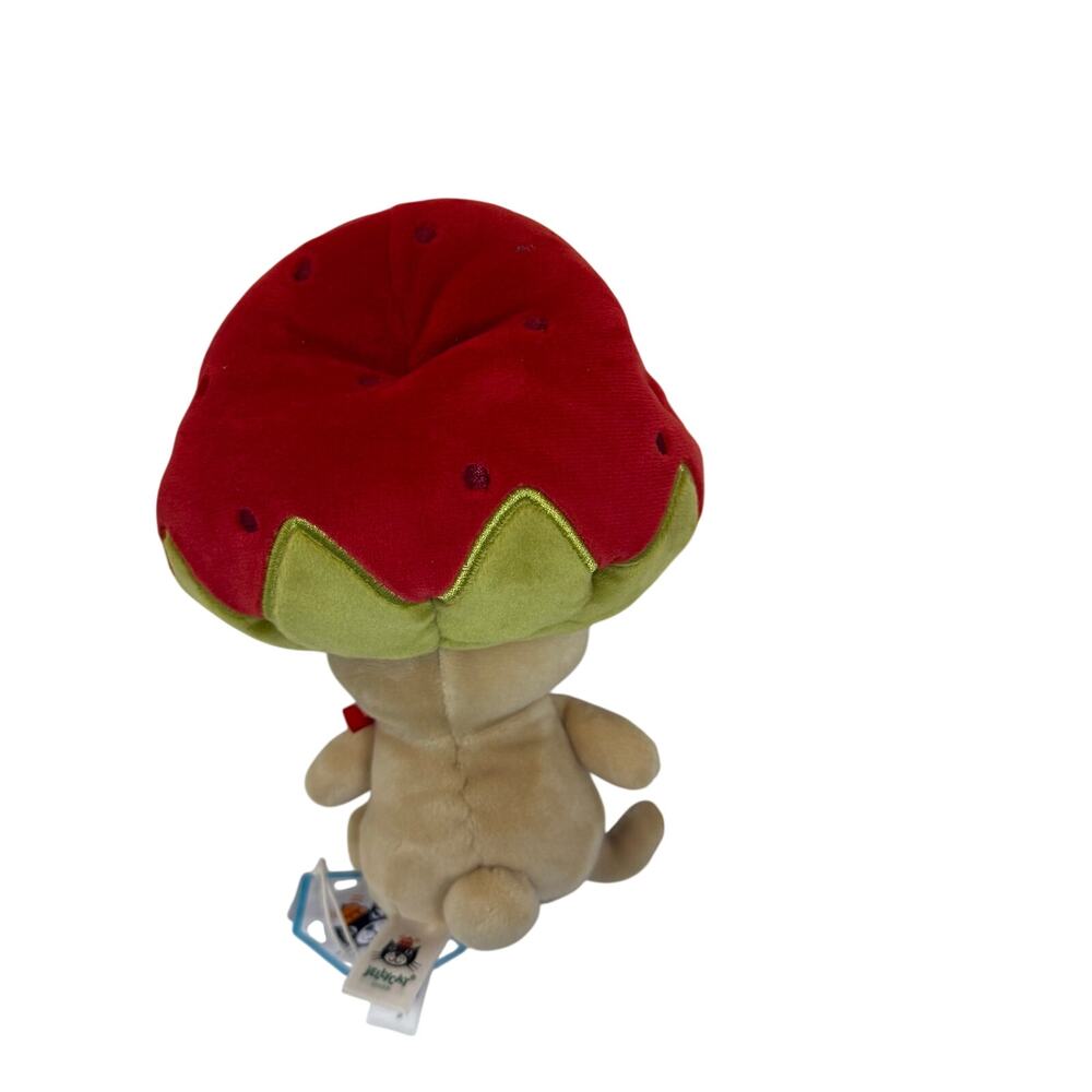 Jellycat Straw Beret Sal Strawberry Plush NWT - Picture 4 of 8